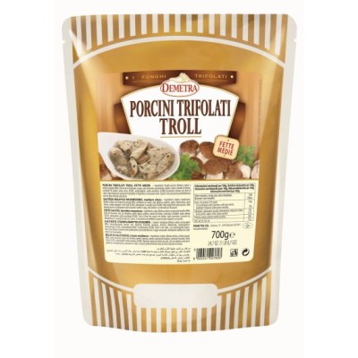 Baravykai kepti pjaustyti, Troll, DEMETRA, 700 g